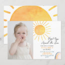 Search for sun 1st birthday invitations Little sunshine