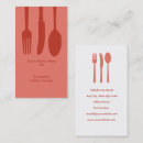 Search for spoon business cards Utensils