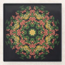 Search for vintage floral coasters Leaf