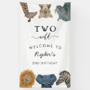 Search for two wild birthday decor Zoo