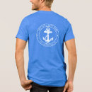 Search for anchor mens tshirts Navy blue