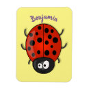 Recherche de coccinelle rouge magnets Bogue