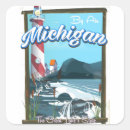 Search for michigan travel stickers Lighthouse