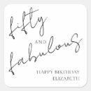 Search for classy birthday party stickers 50 year old