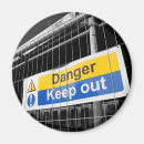 Search for caution magnets Security