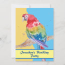 Search for macaw birthday invitations For kids