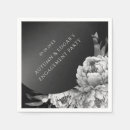 Search for halloween wedding napkins Black and white