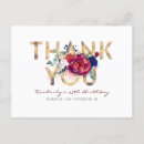 Search for navy blue gold postcards thank you cards Thanks