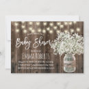 Recherche de mason jar baby shower invitations Rustique