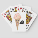 Recherche de nourriture mignonne jeux de cartes Crème glacée