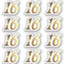Search for number 16 stickers Elegant