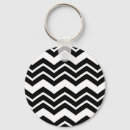 Search for black and white chevron keychains Modern