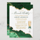 Search for emerald green bridal shower invitations Marble
