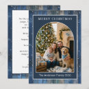 Search for navy blue christmas cards Family photo christmas