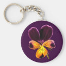 Search for pansy flower keychains Violet