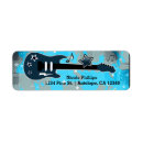 Search for rock music return address labels Guitar
