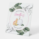 Search for pumpkin baby shower signs Greenery