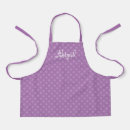 Search for purple polka dots aprons Cute