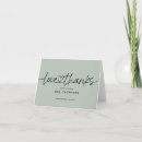 Search for green thank you cards Modern