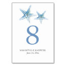 Search for starfish table wedding table cards Nautical