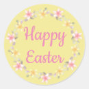 Search for happy easter wreath stickers Pink