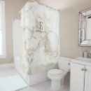 Search for white marble shower curtains Chic