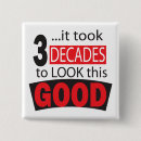 Search for 30th birthday buttons Over the hill