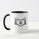 Search for halloween skeleton mugs Heart hands