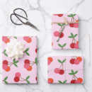 Search for food design wrapping paper Cherry