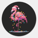 Search for flamingo family stickers Xmas