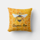 Search for queen bee pillows Honeycomb