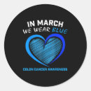 Search for colon cancer awareness stickers Wear