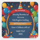 Search for happy birthday invitation stickers Kids