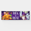 Search for trick or treat banners Funny
