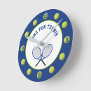 Recherche de boule jaune horloges Tennis