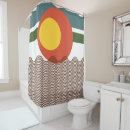 Search for green stripes shower curtains Red