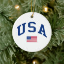 Search for independence day ornaments Flag