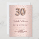 Search for glamour 30th birthday invitations Glam glamourous