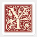 Search for initial y stickers Vintage
