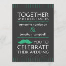 Recherche de hipster mariage invitations Moustache