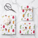 Search for bartender gift wrap Watercolor