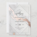 Search for rose gold marble invitations Minimal