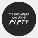 Search for turning 50 stickers Half a century