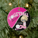 Search for girl volleyball ornaments Girly