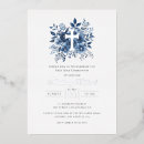 Recherche de croix argentée invitations Religieux