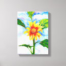 Search for sunflower painting canvas prints Yellow flower