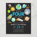 Search for alien 4x5 invitations Rocket ship