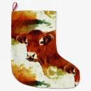 Recherche de vache chaussette de noël Animal de ferme