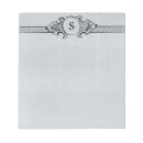 Recherche de antique blocsnotes Monogramme