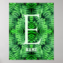 Recherche de lettre florale posters Pour elle